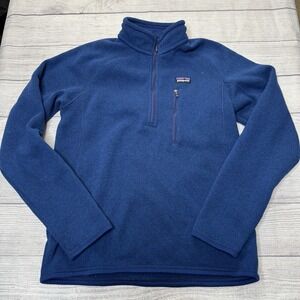 Patagonia Men's 1/4‎ Zip Fleece Better Sweater Blue Size Small